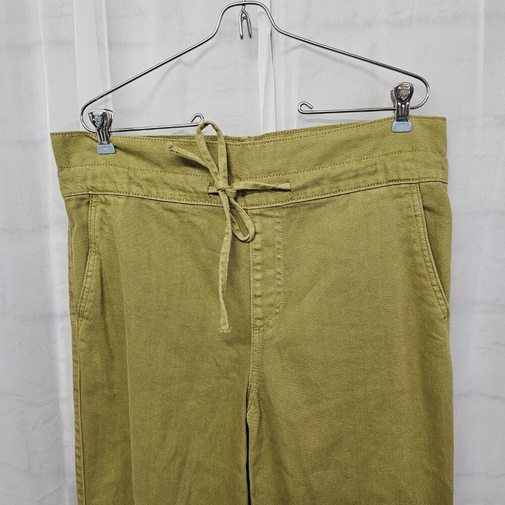 Universal Thread Olive Canvas Drawstring Pants Wi… - image 2